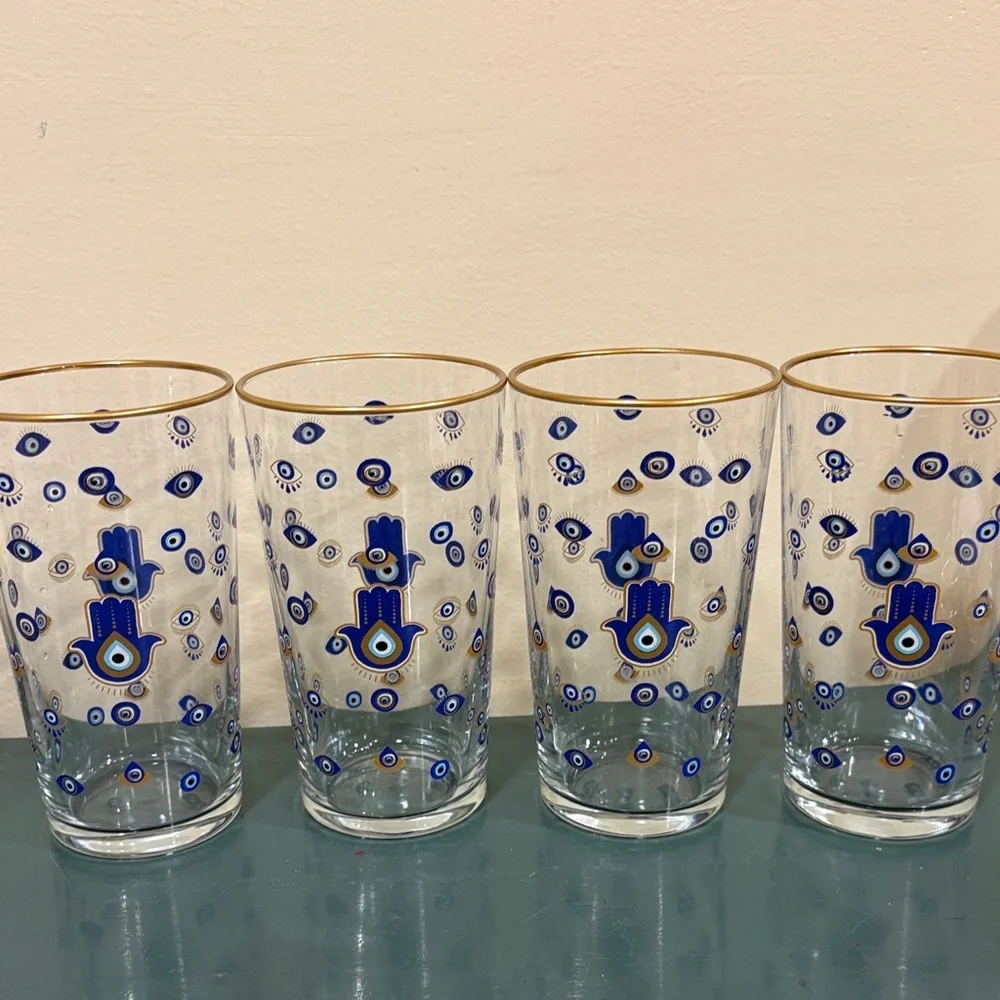 Set of four Rakle Refined Glasses from Anthropologie